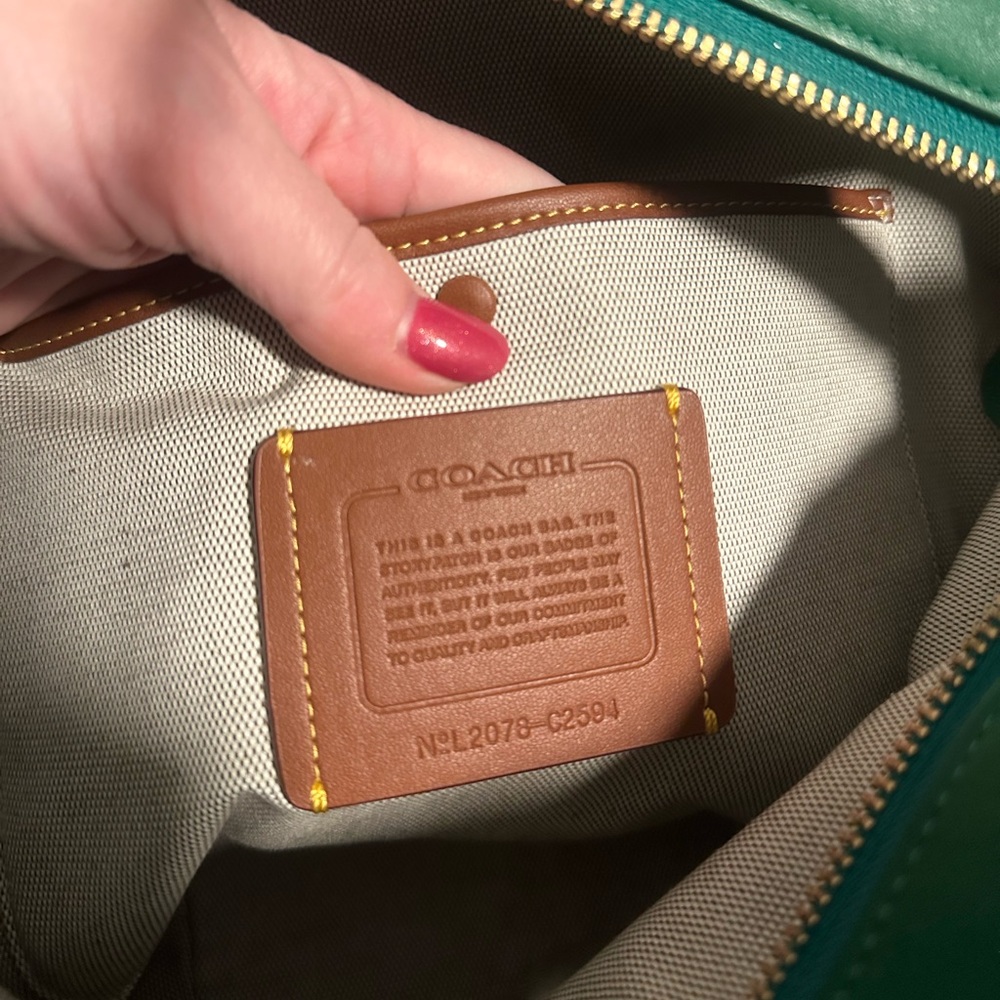 Coach Bea Colorblocked Tote - Picture 8 of 8
